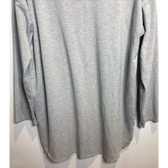 J. Jill Luxe Supima Tunic Gray Women’s Size Large - Picture 3 of 12